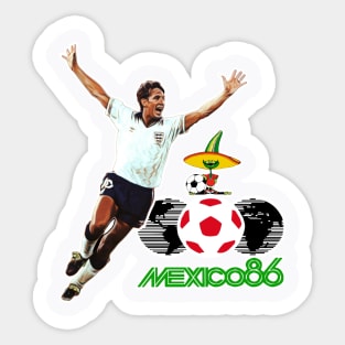 World Cup Heroes Mexico 86 - Gary Lineker Sticker